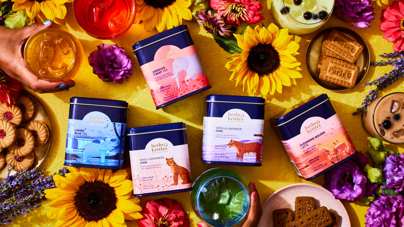 Summer Teas Ice Teas Boba Tea Kits Herbs & Kettles