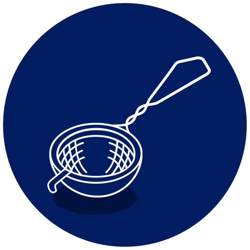 Free Handcrafted Brass Strainer