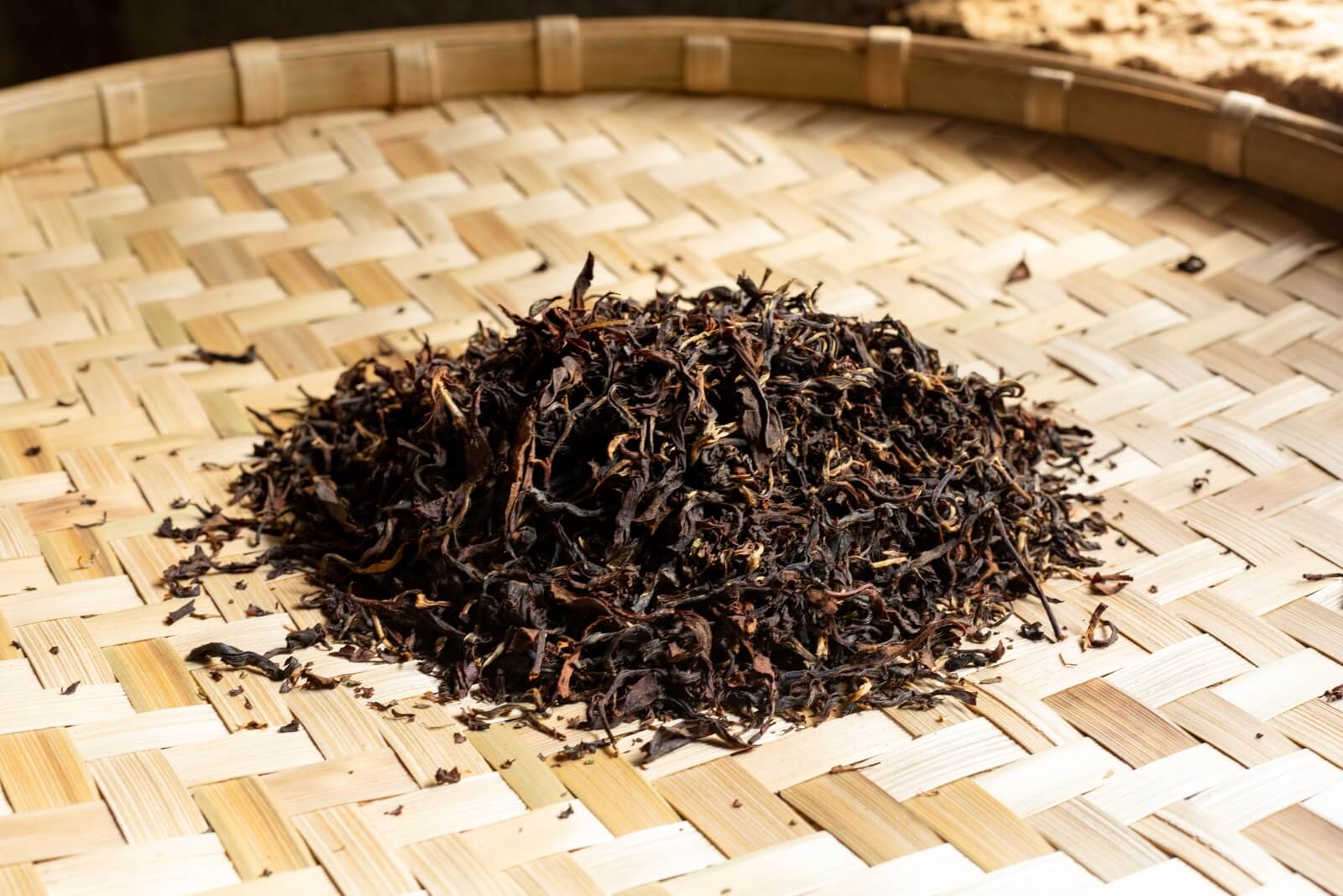 a fresh batch of rare Oolong tea